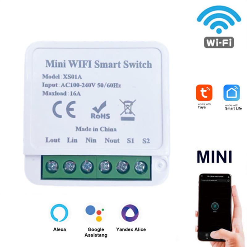 Tuya Zigbee Smart On/Off Mini 16A Switch with Alexa Voice Control