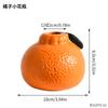 Ceramic Artificial Orange Fruit Planter Desktop Decor Handmade Glazed Modern Mini Vase Office Home Gift