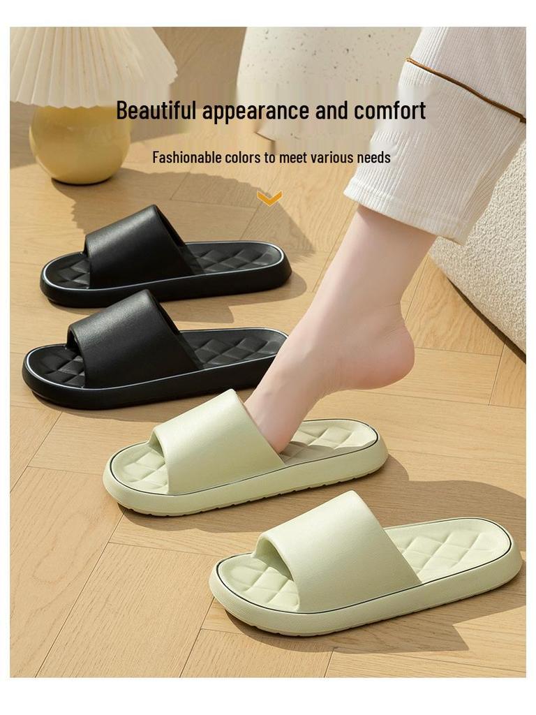 Summer EVA Thick-Soled Indoor Slippers for Men & Women - One-Strap Design