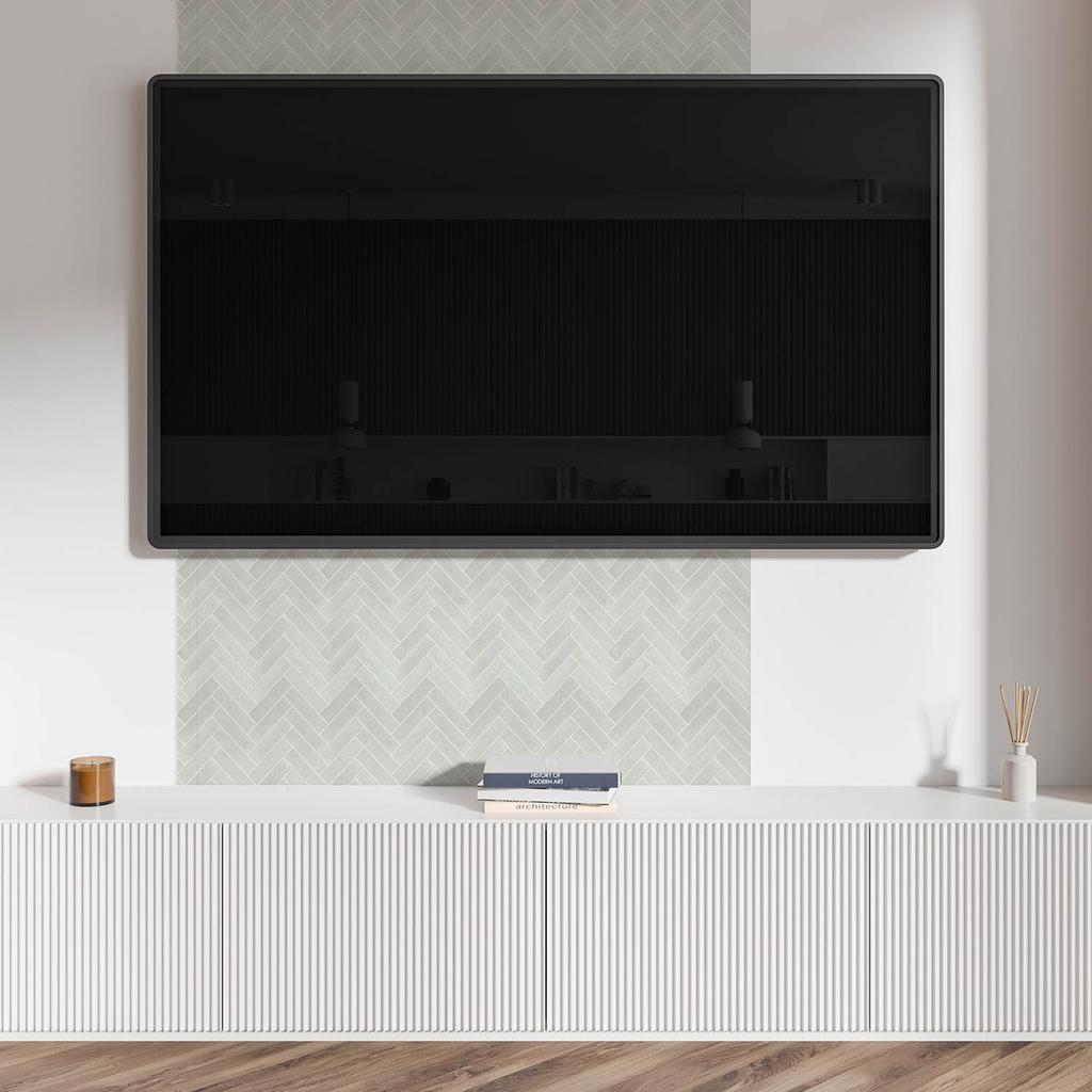 Winylowy Panel Z Motywem Do Łatwej Metamorfozy Ściany 100X50 Cm Wzór W Jodełkę