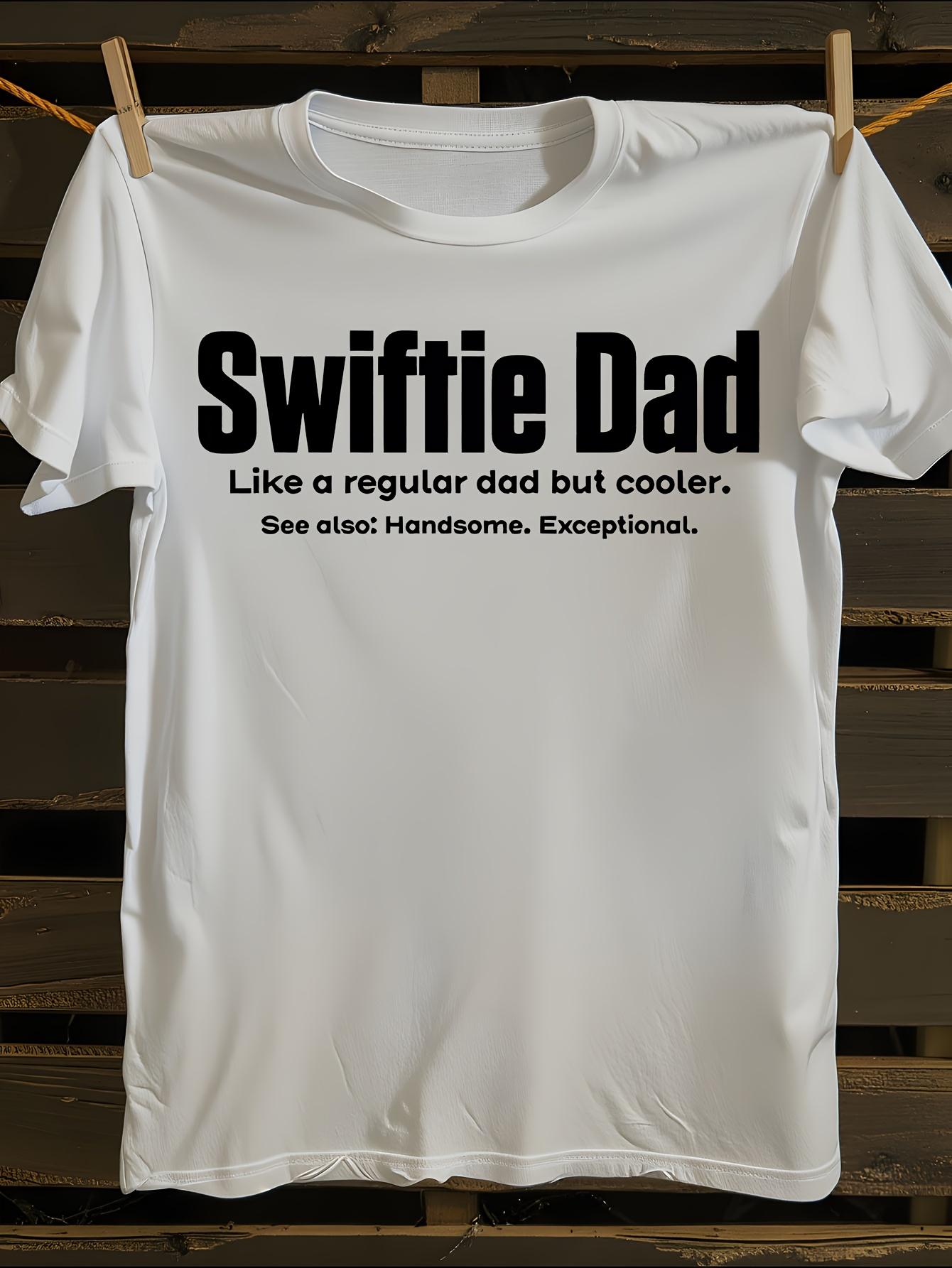 Funny Swiffie Dad Graphic Tshirt L