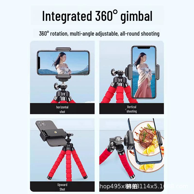 Octopus Mobile Tripod: Multi-Function Selfie & Live Photo Holder