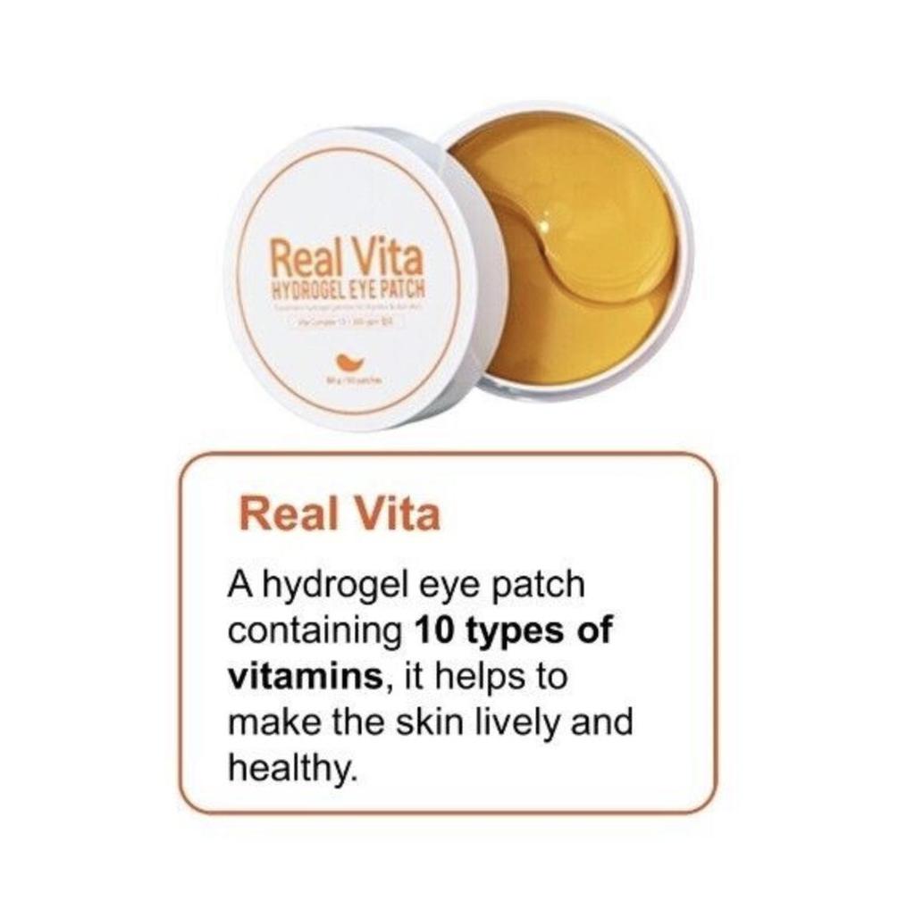 Patch pour les yeux PRRETI Real Vita Hydrogel (60 pcs)