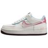 Air Force1 Shadow Leather Cushioning Low Top Skateboard Shoes Women's White IQ9803-161