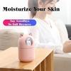 2026New Portable 300ML Cat Shaped Humidifier USB Aroma Diffuser Ultra Silent Household Bedroom Office Car with LED Mist Spray