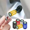 BATI3 4pcs/set Creative New Anti Theft Valve Tire Cap Sport For Skoda Fabia Yeti Octavia Enyaq Rapid Kodiaq Kamiq Karoq Scala Superb