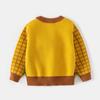 Boys Cartoon Knit Sweater Pullover Long Sleeve Casual Fashion Top Clothing for Toddler and Kids