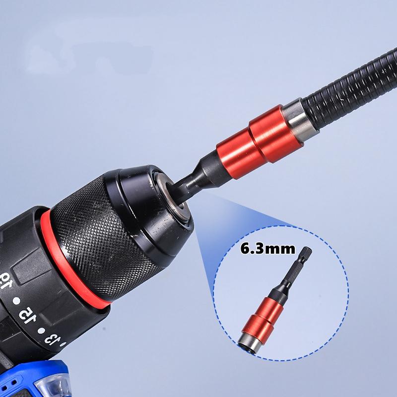 Bendable Elastic Drill Bit Extension Shaft Bits Magnetic Hex Soft Shaft Bar,Flexible Drill Bit Extension Screwdriver Bit Holders