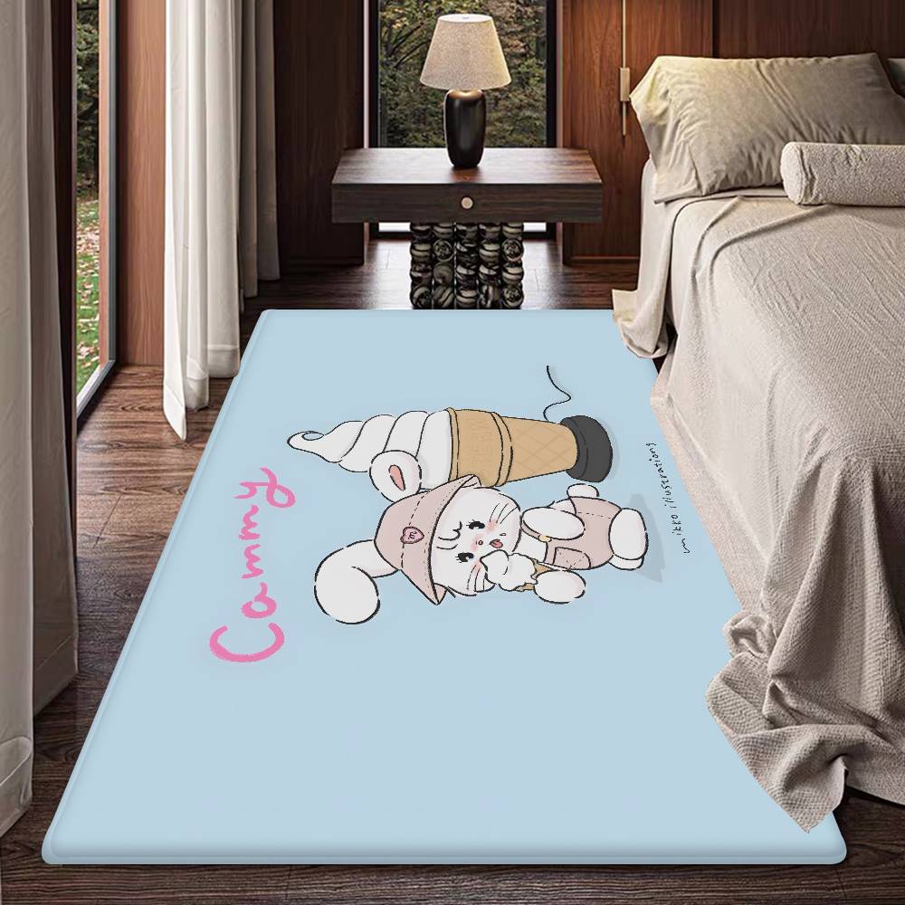 M-Mikko C-Characters Room Mats Cheaper Anti-slip Modern Living Room Balcony Printed Welcome Rug