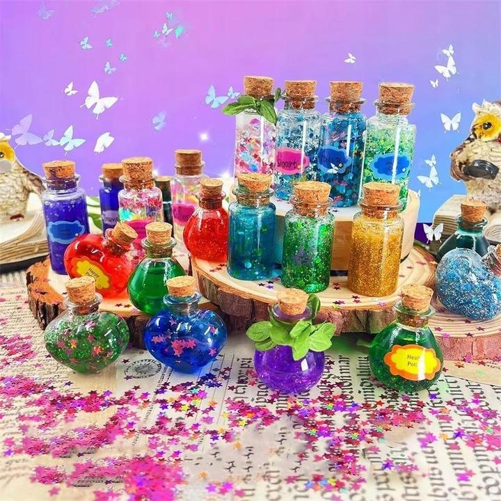 Zestaw do robienia magicznych eliksirów dla dzieci,rękodzieło halloweenowe