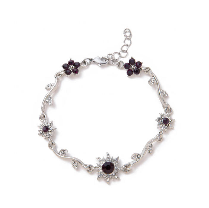 

Fresh And Sweet Flower Cute Purple Sunflower Princess Niche Light Luxury Women S Bracelet
