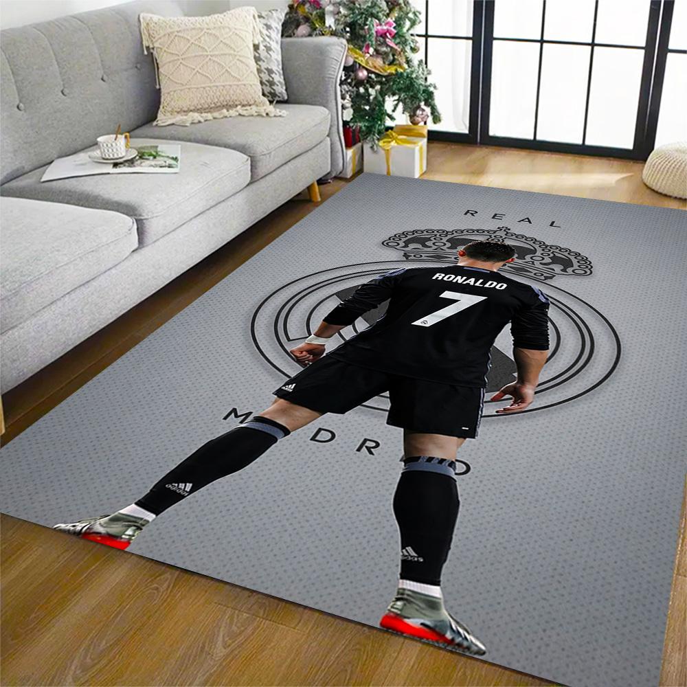 Ronaldo's Number Seven Jersey Floor Mat Perfect for Decorate Room Playrooms Bedrooms Game Room Antislip Carpet Anime Office Decor Wedding Party Gift
