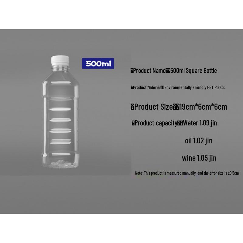 Contenitore in Plastica Trasparente da 1L, 2.5L, 5L, 10L per Olio di Arachidi - Multiuso per Acqua, Olio o Vino
