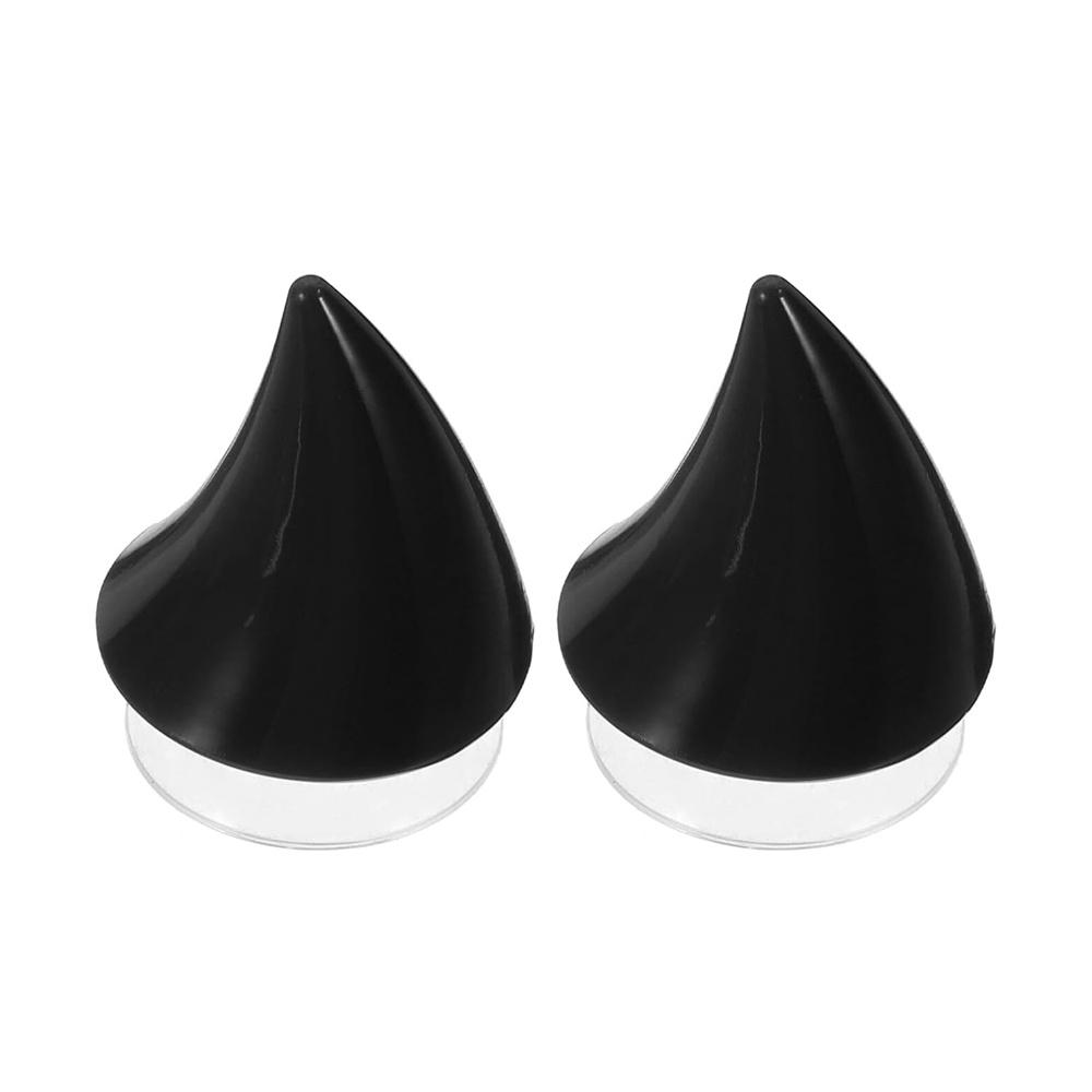 2Pcs Motorcycle Helmet Devil Horn with Rubber Suction Cups Helmet Decoration