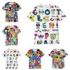 Alphabet Lore Unisex Freizeit-T-Shirt Cosplay-Oberteile Für Kinder