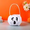 Gifts Pouch Halloween Candy Bag Trick Or Treat Handbag Trick-Or-Treat Candy Basket Lightweight Ghost Pumpkin Candy Bucket Gift