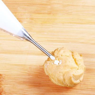 Milk Cream Icing Piping Nozzles Tips Fondant Puffs Cake Decorating SugarCraft Dessert