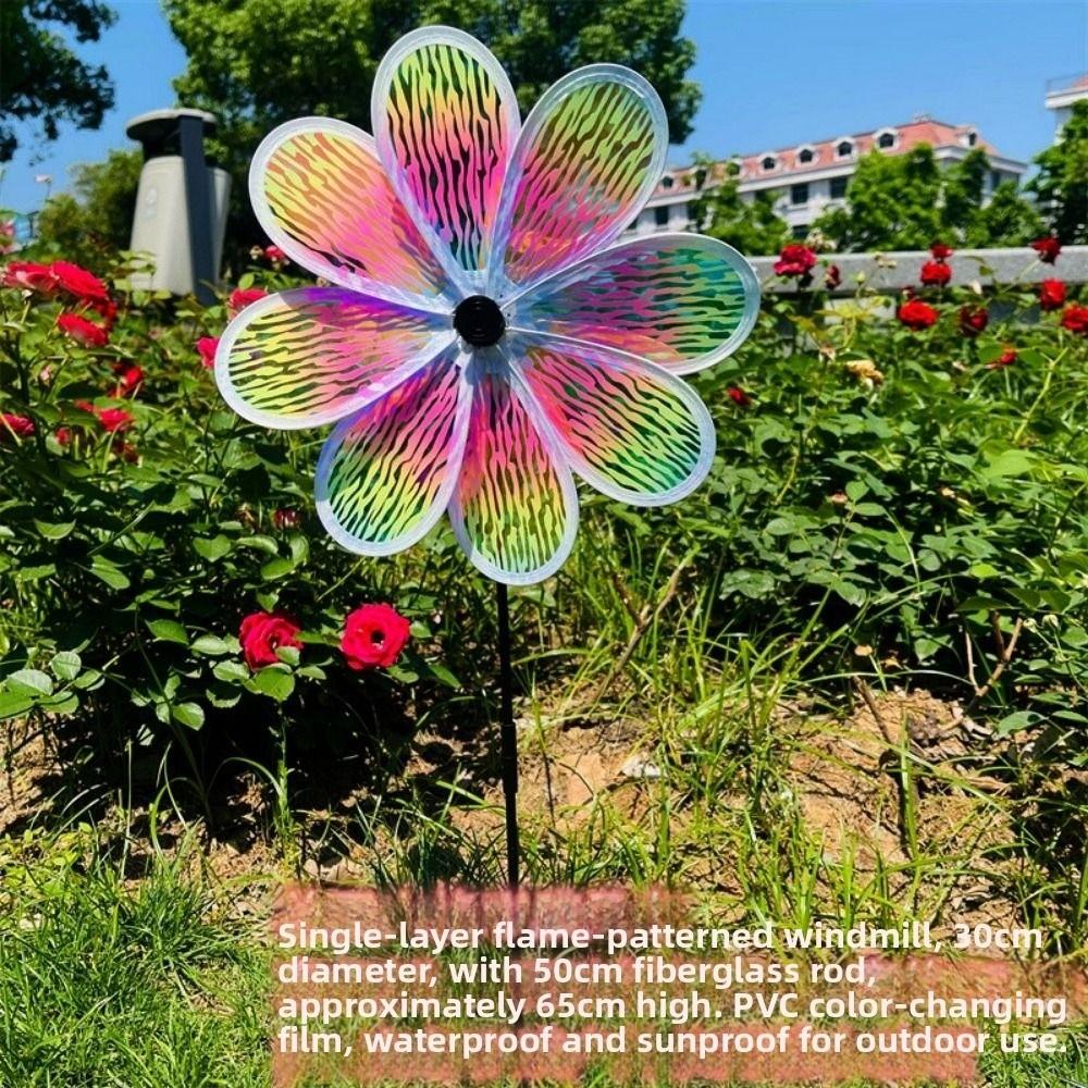 Multistyles Rotating Sunflower Wind Spinner Large Turntable Windmill Outdoor Party Picnic Decor
