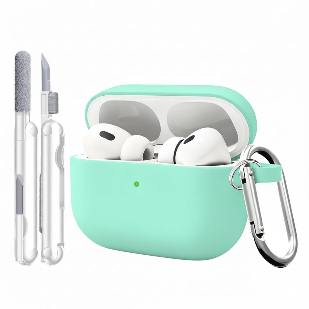 Für AirPods Pro 3. Generation Hülle Neue Weiche Silikonhülle für AirPods Pro 3 Schutzhülle mit Reinigungsset für AirPods Pro 3