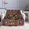Fashion patterns Masonic portable sofa Blanket Freemason Flannel warm four seasons camping blanke Freemasonry Multi Size blanket