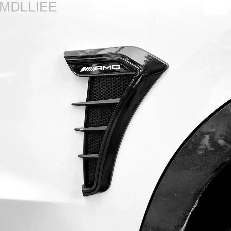 2025 Hot 2PCS Car Emblems Side Flank Fender Modified Stickers For AMG