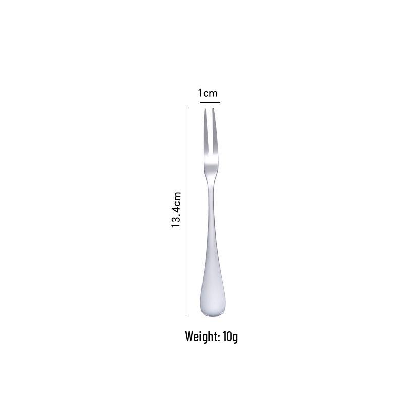 

Sturdy Stainless Steel Cutlery Set: Adult & Student Spoons, Steak Knife, Fork, Dessert & Coffee Spoon, Fruit Fork