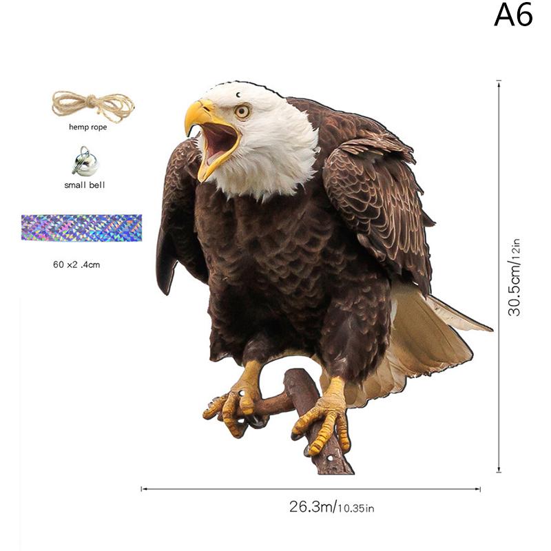 

С колокольчиками отпугиватель птиц сова пугало прямоугольник подвесное поддельное устройство для отпугивания птиц водонепроницаемый отпугиватель птиц отпугивает птиц декор