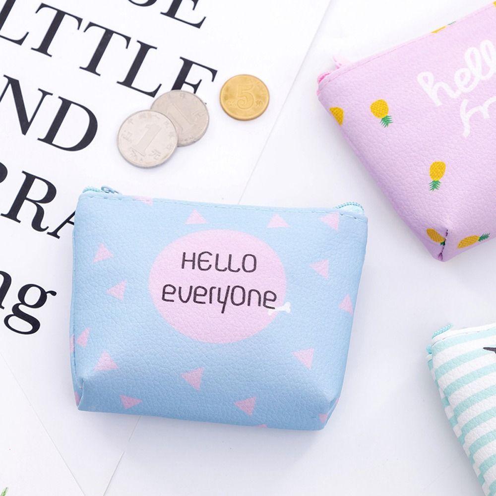 

Кожаный держатель для карт в виде кошки, облака и звезды, корейский женский кошелек, кошельки, мультяшный кошелек для монет, полосатая сумка для денег A
