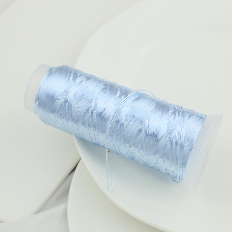 High-Gloss Woolen Thread Hairpin with Floral Line and Tassel - Handmade Ancient Style Jewelry Accessory