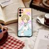 Natsume Book of Friends Phone Case For Samsung S25,S24,S21,S22,S23,S30,Ultra,S20,Plus,Fe,Soft Black Cover
