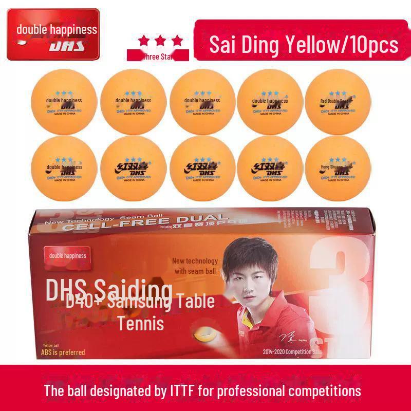 

Мячи для соревнований по настольному теннису DHS - 40+ Tokyo WTT ABS, доступны в рейтингах одна, две и три звезды.