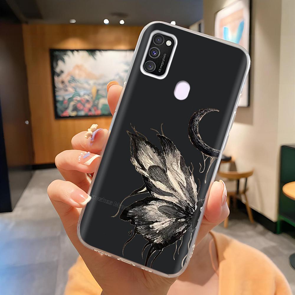 For Samsung Galaxy M21 M31 Case Soft TPU Soft Silicone Fashion Phone Case For Samsung M21 M31 Funda Luxury Back Cover Coque Para