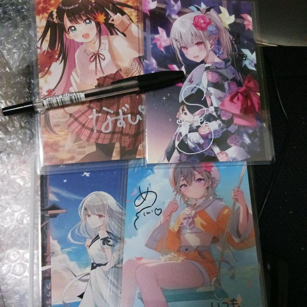 [USED] Birthday commemorative autographed postcard VSPO! Nasubi