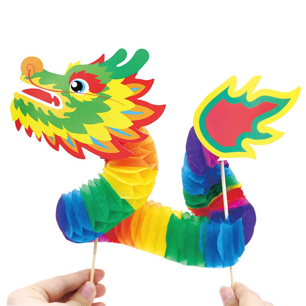 Chinese Dragon Dance Wedding Photo Props DIY Kit for Kids