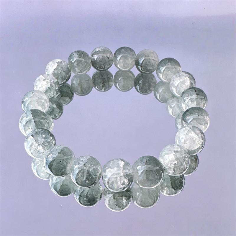 Zibo farbige Glasur Armbänder: Hochwertige, leichte Luxus-Kristallperlen im neuen chinesischen Stil mit Dezhen-Keramik.