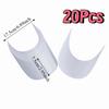20Pcs DIY Baseball Cap Brim Peaked Removable Easy Insert Cap Brim Replacement Plastic Practical Hat Visor Shaper Inserts