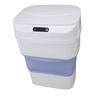 17.5L Trash Can Touchless Motion Sensor Plastic Foldable Smart Garbage Can with Lid for Kitchen
