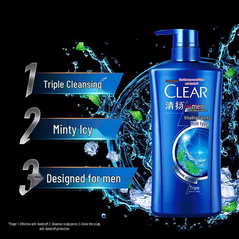 Clear Men Anti-Dandruff Shampoo Vitality Sport Mint