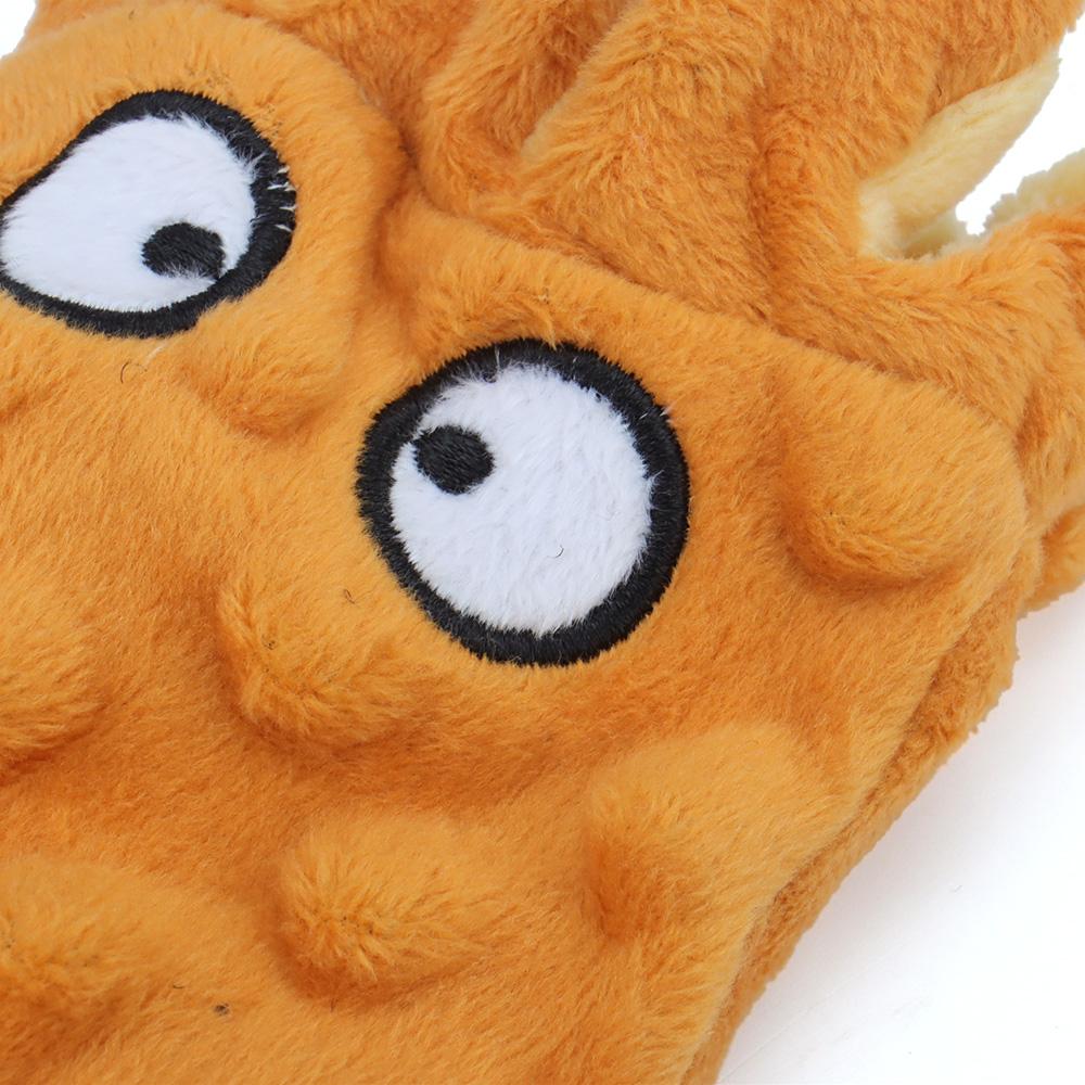Cute Squid Pet Plush Toy Cat Dog Squeak Puzzle Toy Bite Resistant Interactive Pet Dog Teeth Cleaning Chew Pet Supplies