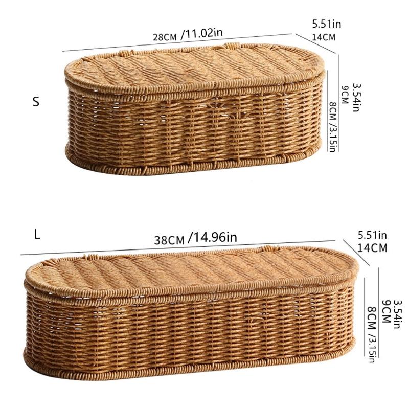 Mehrzweck-Rattan-Handgewebte Aufbewahrungskorb-Designs für Schränke, praktisch für die Heimdekoration und Aufbewahrungslösung