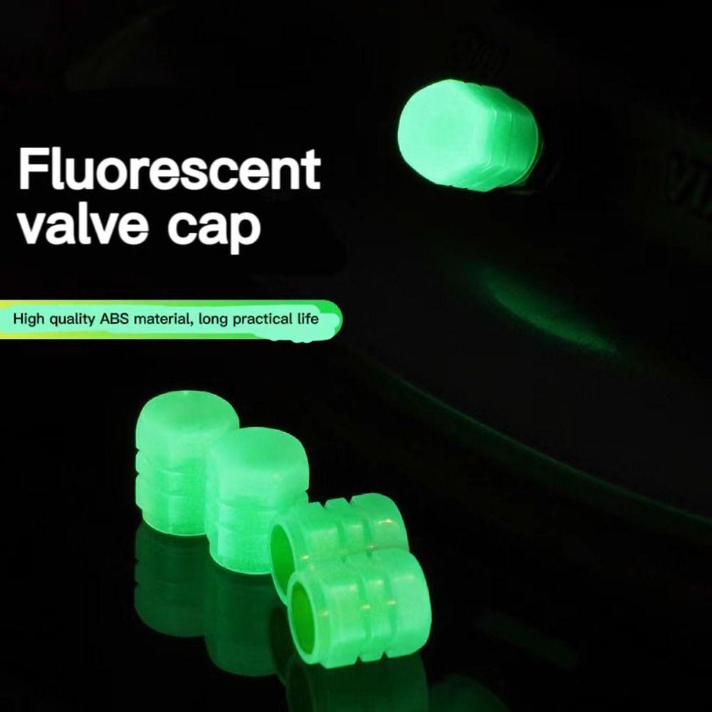 40/20/4 Stück Leuchtende Ventilkappen Fluoreszierend Grün Blau Nachtleuchtend Auto Motorrad Fahrradrad Styling Reifen Naben Universelle Kappe Dekoration