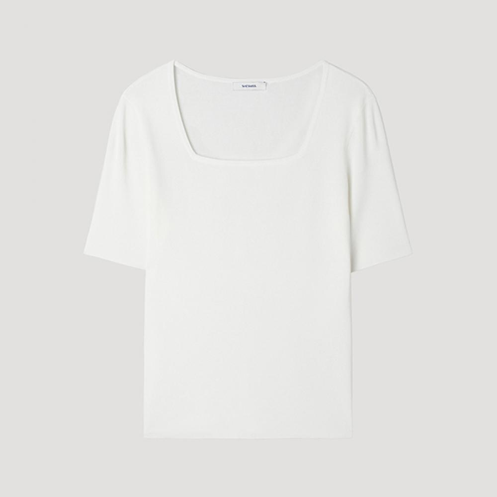 

[She S miSS] Топ с квадратным вырезом и резинкой SSkpop22210 Iv Ivory/55