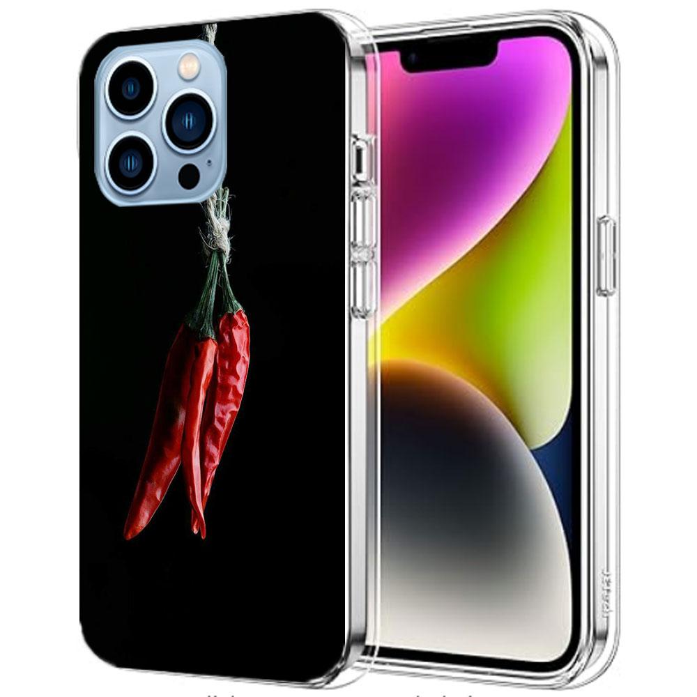 Taste The Flavor of Chili Peppers Cases Phone Case For Iphone 17E 16E 17 Air 16 Pro Max 15 Pro 14 Plus 11 13 12 Mini Cover Cases
