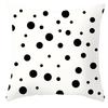 45*45cm Black and White Cushion Cover Waist Pillowcase Nordic Geometric Throw Pillow Sofa Bedroom Pillowslip Car Home Decor