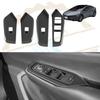 DodoxDIY Compatible with New Prius 60 Series Power Window Switch Panel Door Panel Cover Dedicated Custom Interior Carbon Fiber Look A Accessories
