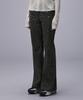 KITSCH&KISS Leopard Cut Line Bootcut Pants (25Fbt-Pnts05)