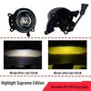 Mercedes Actros MP4/MP5 All-LED Front Fog Lights: Yellow-White High-Brightness Lens