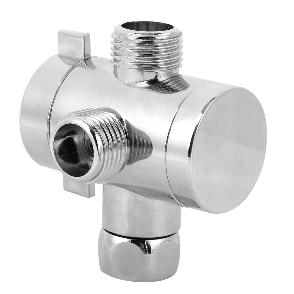 Multifunkční G1/2 3?Cesta Koupelová Sprchová Přepínací Ventil s Držákem Sprchové Hlavice Koupelnový Doplněk(Typ