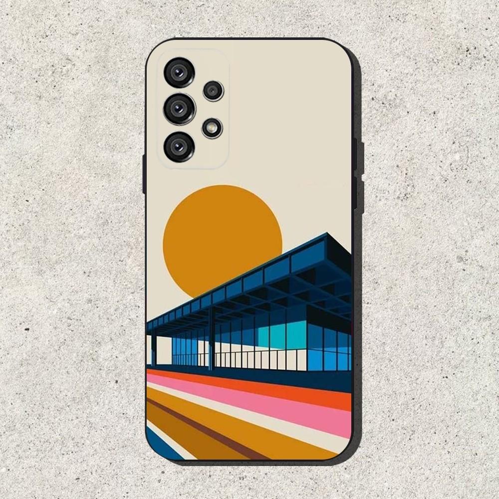 

Bauhaus Exhibition Phone Case For Samsung S25,S24,S21,S22,S23,S30,Ultra,S20,Plus,Fe,Lite,Note,10,9,5G Black Cover Samsung S30Ultra5G