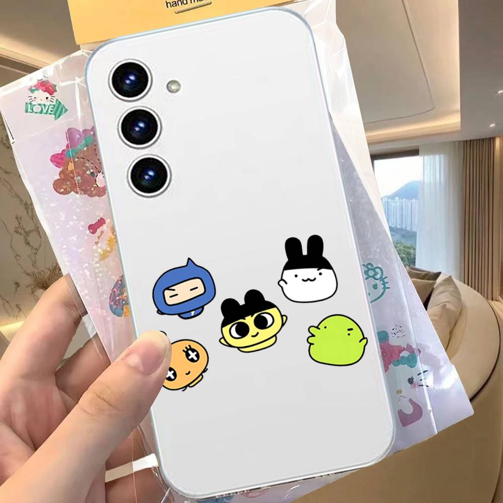 Cute T-tamagotchi-S Anti-Fingerprint Transparent Phone Case For Samsung Galaxy A52,A12,A51,S24,S23,S22ULTRA,S21 Edge,S20LITE,Plu